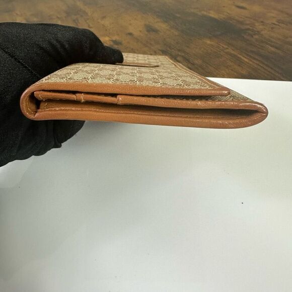 Celine Macadam Vintage Bifold‎ Wallet Brown Tan - Picture 11 of 15